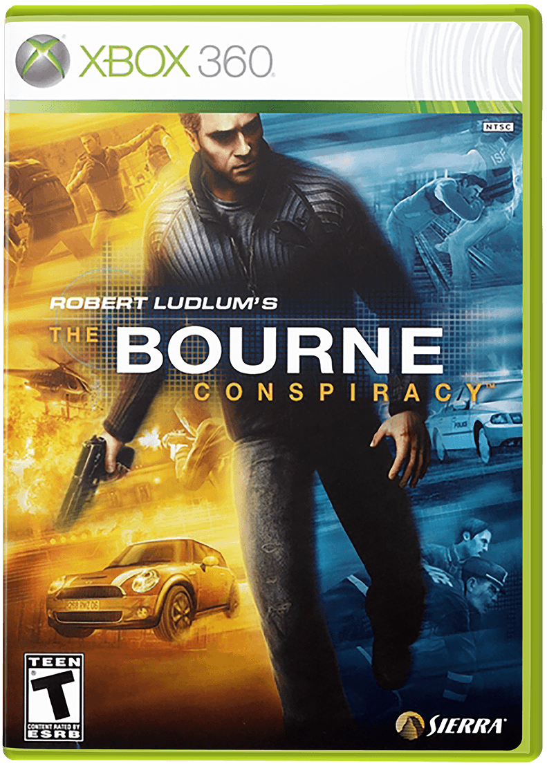 Robert Ludlum's The Bourne Conspiracy box art for Xbox 360